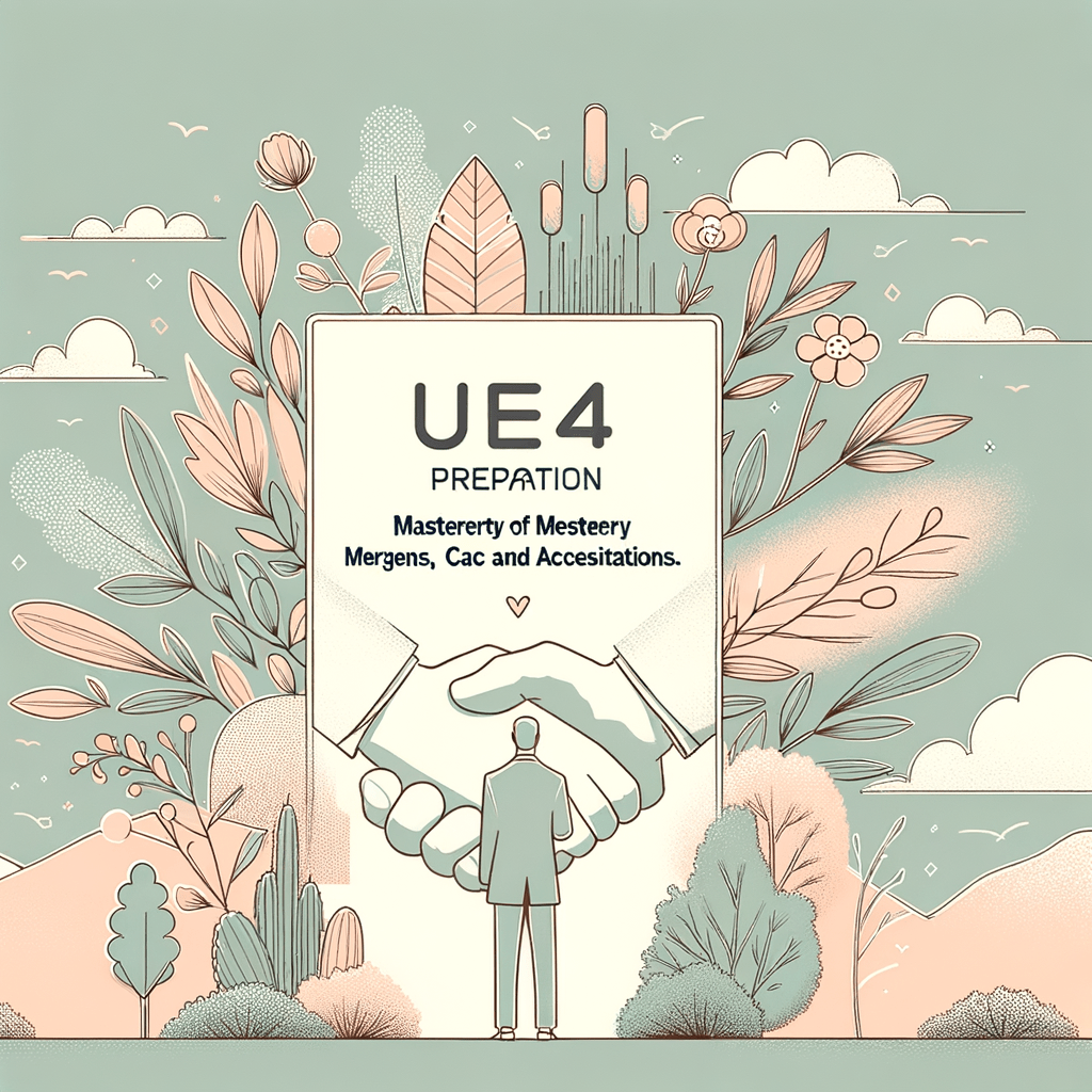 Préparez l’UE4 DSCG : Maîtrisez fusion, CAC et acquisitions - My Prolearning