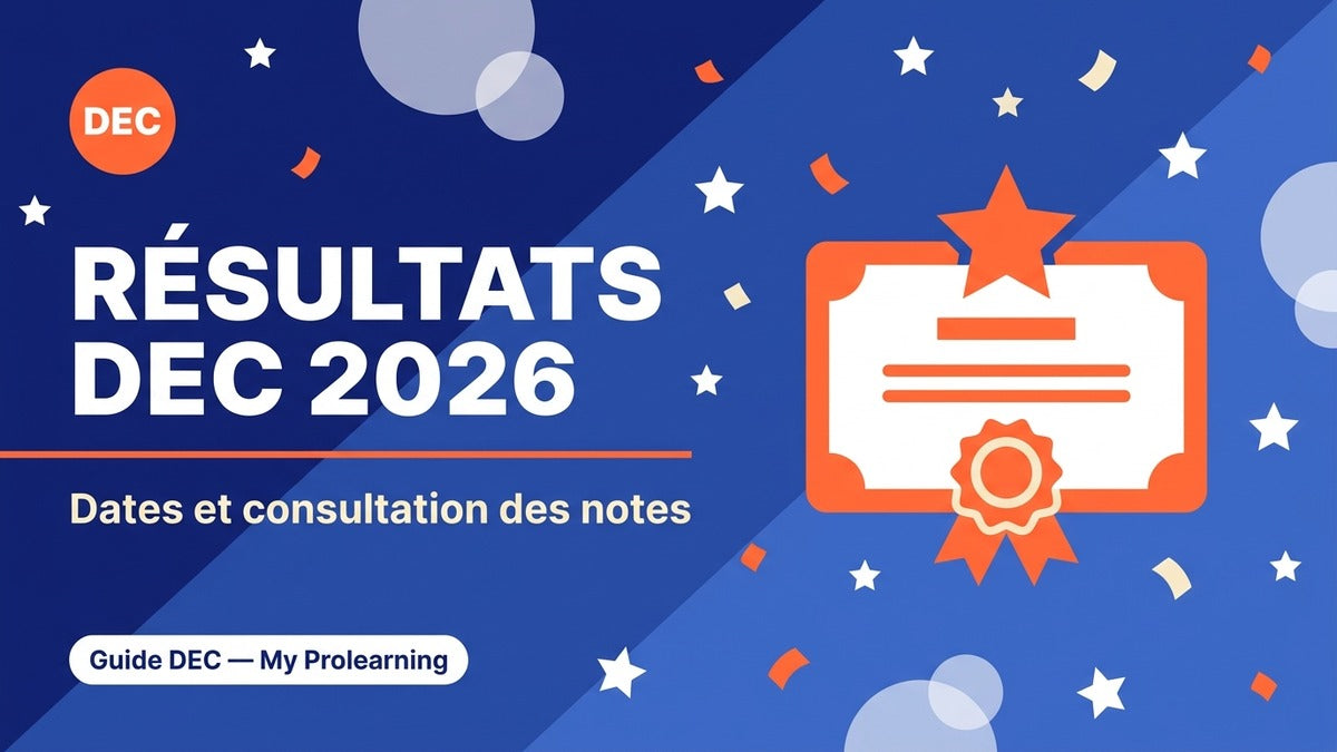 Résultats DEC 2026 – DEC – My Prolearning