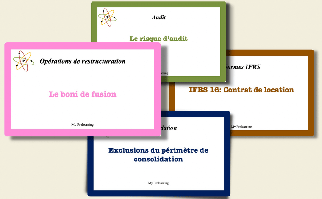 UE4 DSCG -  Comptabilité et Audit - My Prolearning