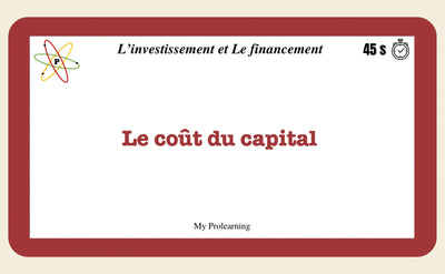 FICHES INVESTISSEMENT ET FINANCEMENT - My Prolearning 