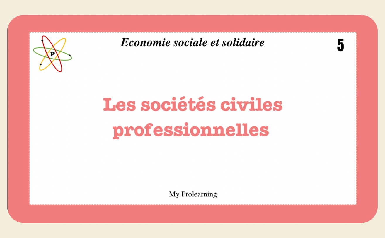 FICHES ÉCONOMIE SOCIALE ET SOLIDAIRE - My Prolearning
