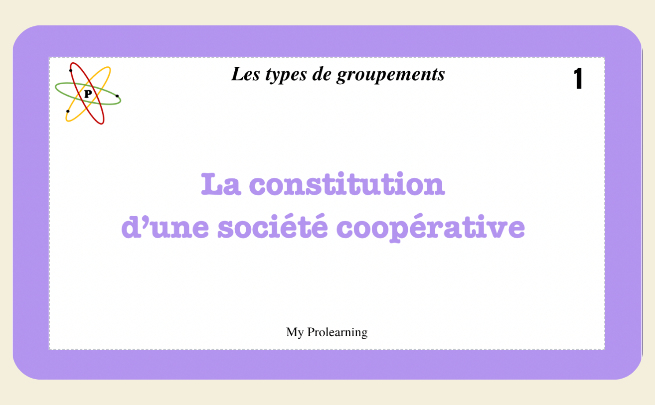 FICHES TYPES DE GROUPEMENT - My Prolearning