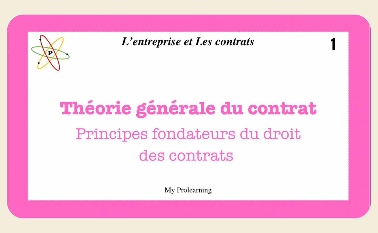 FICHES ENTREPRISES ET CONTRATS - My Prolearning
