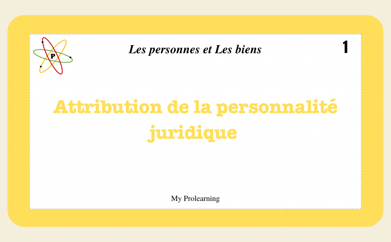 FICHES PERSONNES ET BIENS - My Prolearning