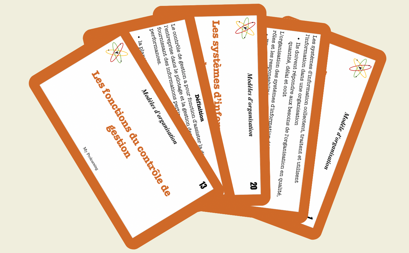 FICHES MODÈLES D'ORGANISATION - My Prolearning