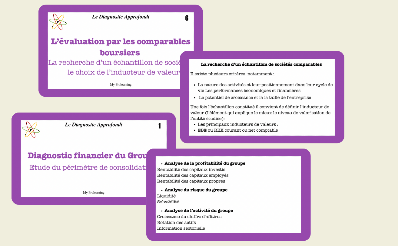 FICHES DIAGNOSTIC APPROFONDI - My Prolearning
