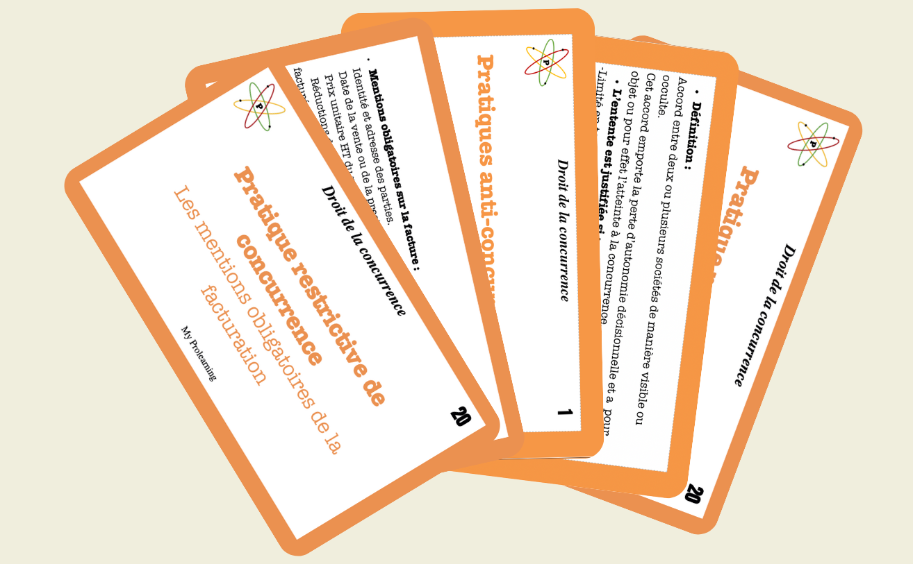 FICHES DROIT DE LA CONCURRENCE - My Prolearning