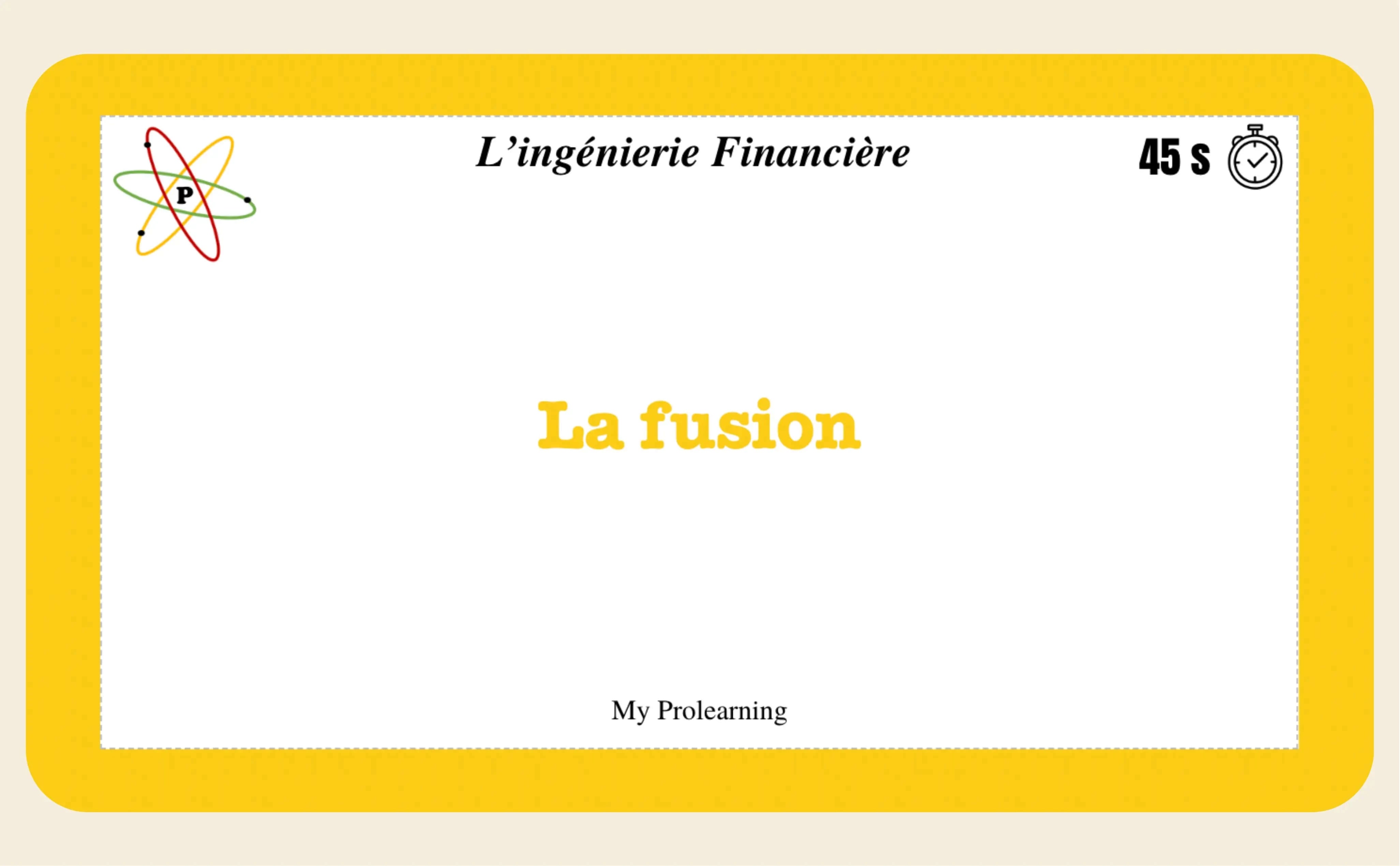 FICHES D'INGENIERIE FINANCIERE - My Prolearning 