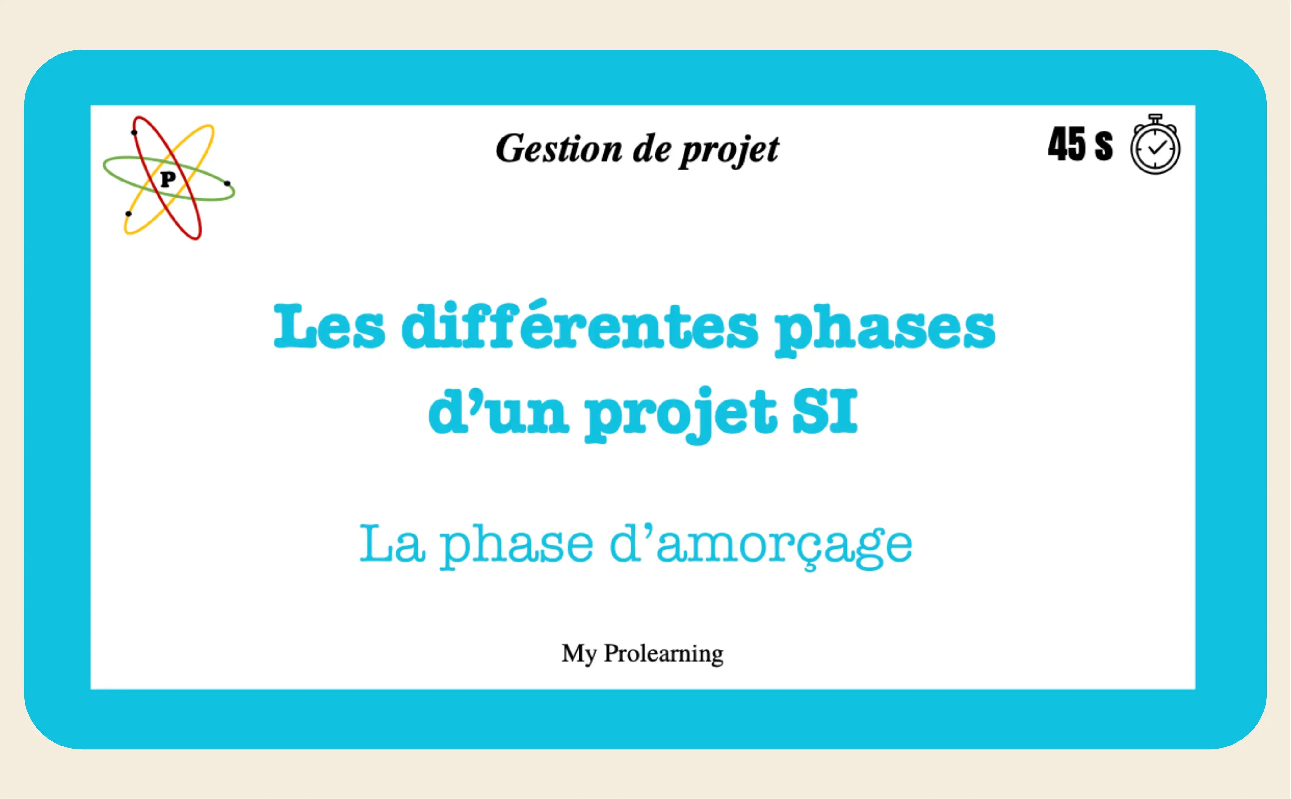 FICHES GESTION DE PROJET - My Prolearning 