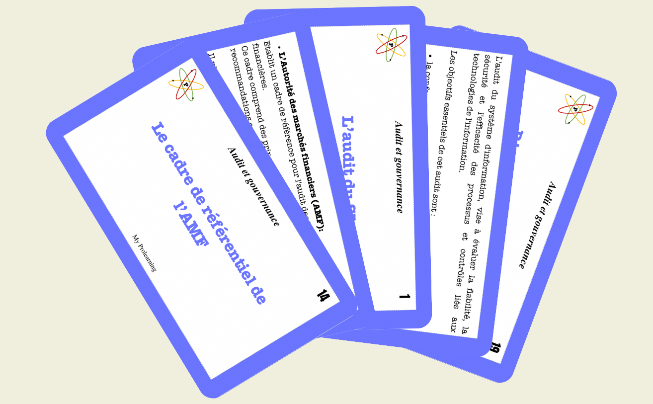 FICHES AUDIT ET GOUVERNANCE - My Prolearning