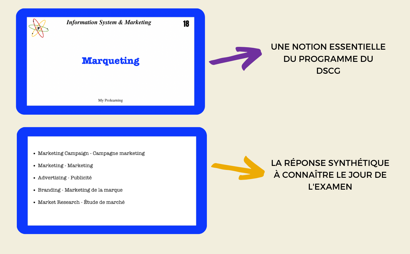 Fiches Information System & Marketing - My Prolearning