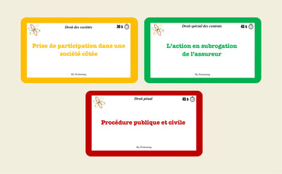 PACK TRIO UE 1 - My Prolearning 