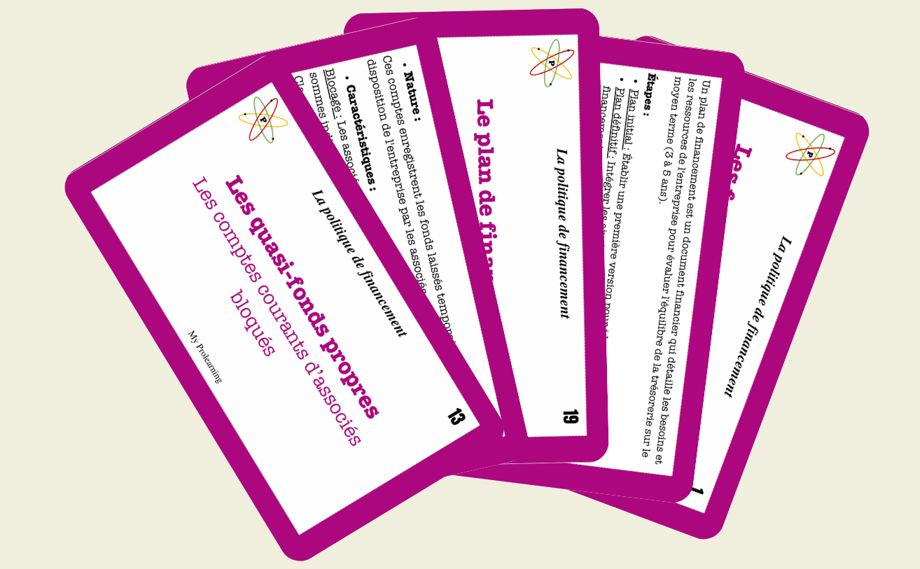 FICHES POLITIQUE DE FINANCEMENT - My Prolearning