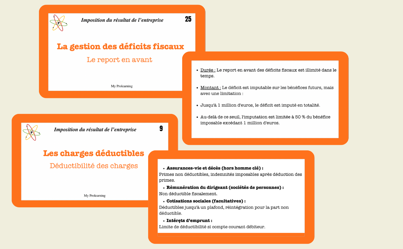 FICHES IMPOSITION DU RÉSULTAT - My Prolearning