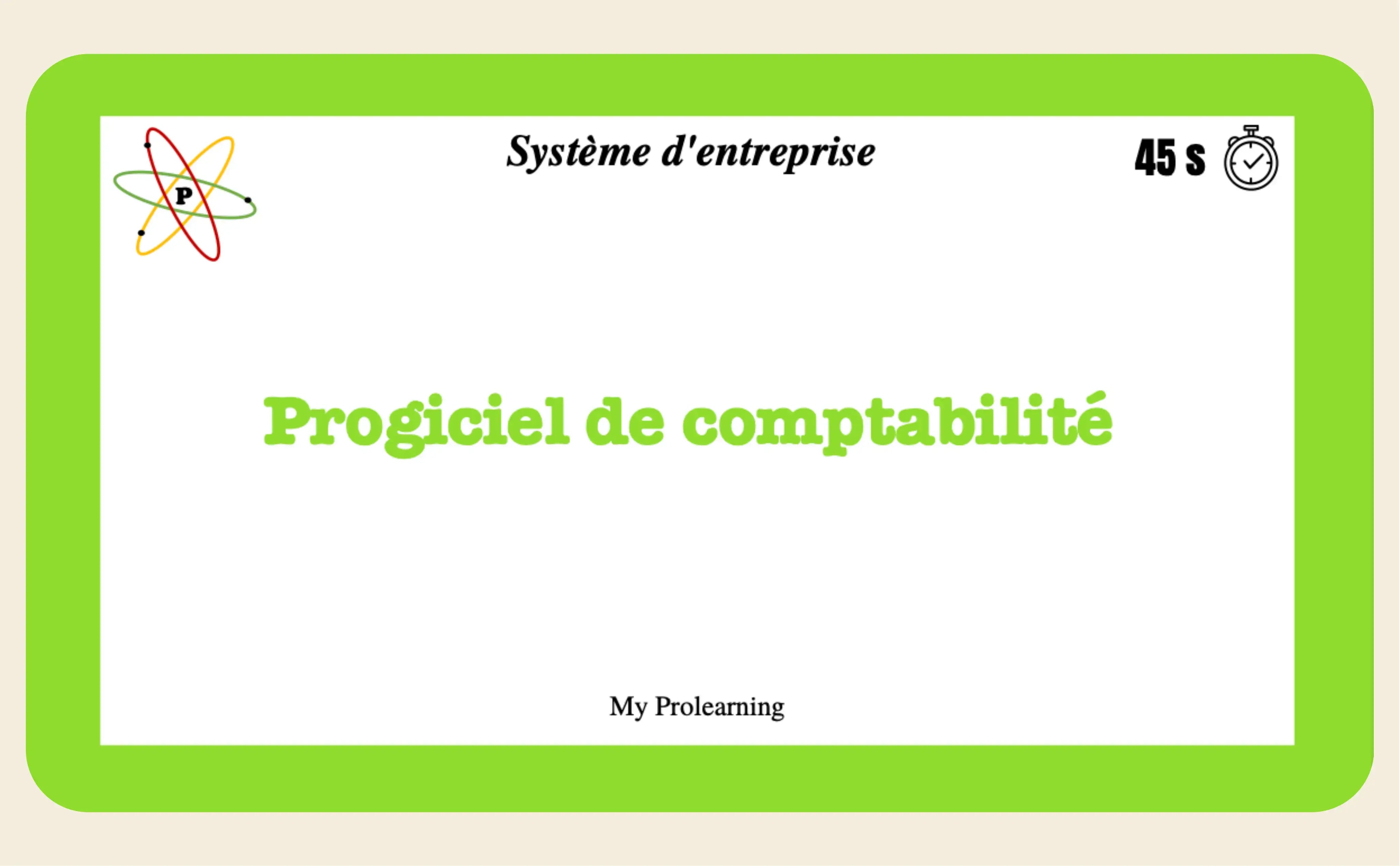 FICHES SYSTEMES D'ENTREPRISE - My Prolearning 