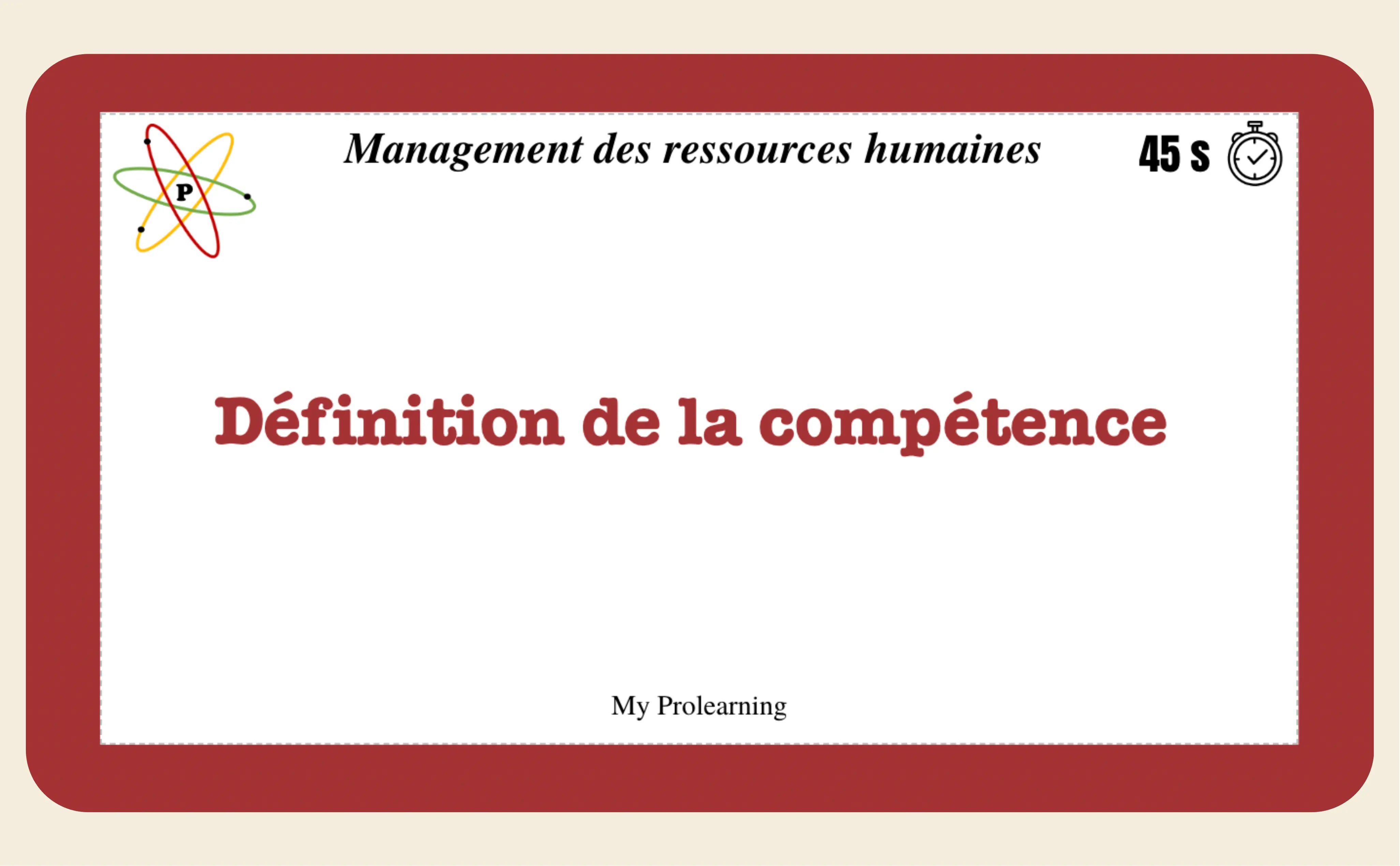 FICHES MANAGEMENT DES RESSOURCES HUMAINES - My Prolearning 