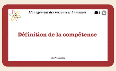 FICHES MANAGEMENT DES RESSOURCES HUMAINES - My Prolearning 