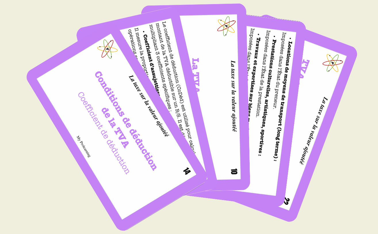 FICHES TVA - My Prolearning