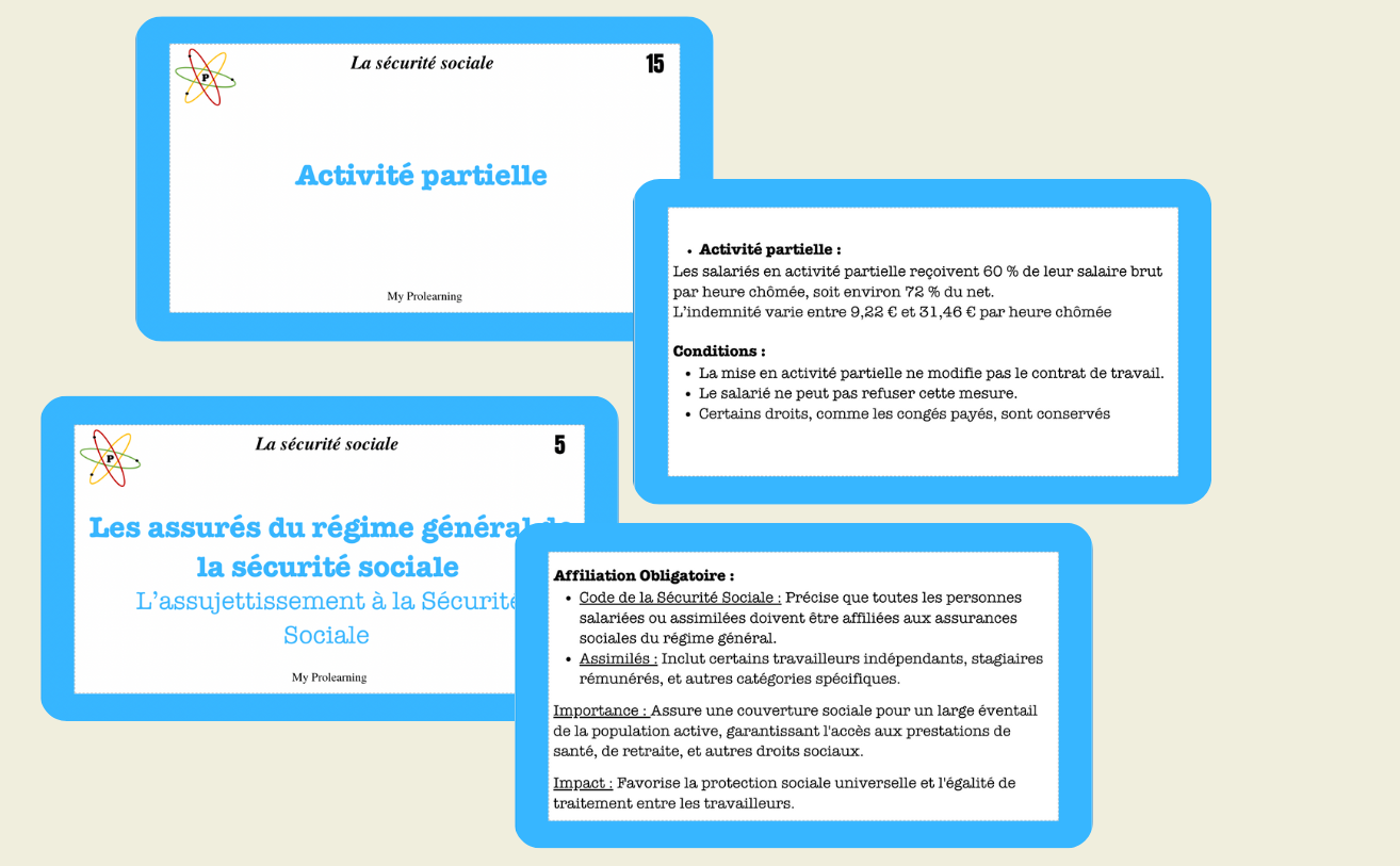 FICHES SÉCURITÉ SOCIALE - My Prolearning