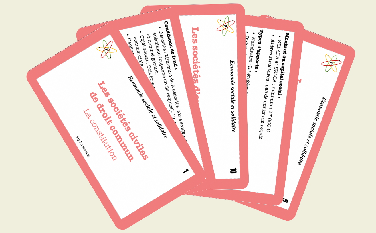 FICHES ÉCONOMIE SOCIALE ET SOLIDAIRE - My Prolearning