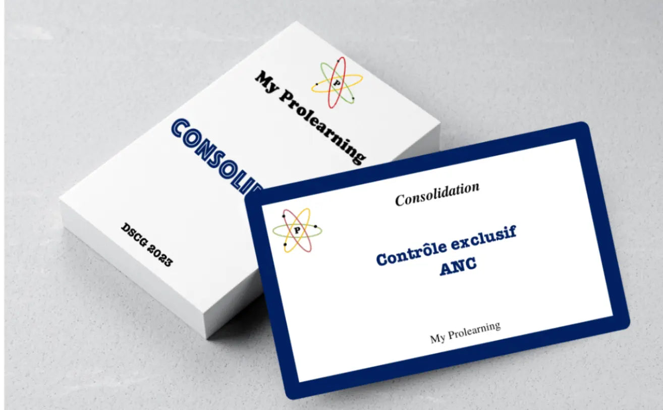 FICHES OPÉRATIONS DE CONSOLIDATION - My Prolearning 