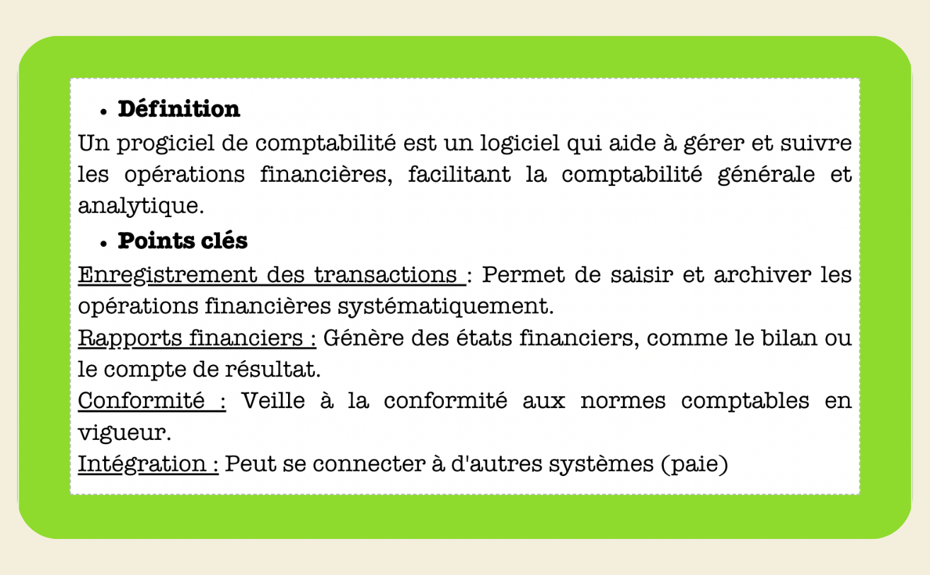 FICHES SYSTEMES D'ENTREPRISE - My Prolearning