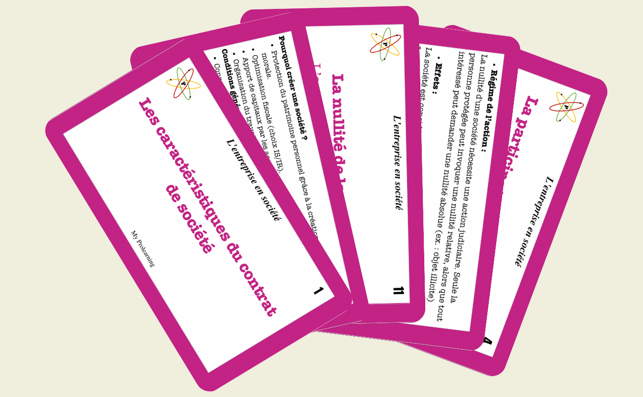FICHES ENTREPRISE EN SOCIÉTÉ - My Prolearning