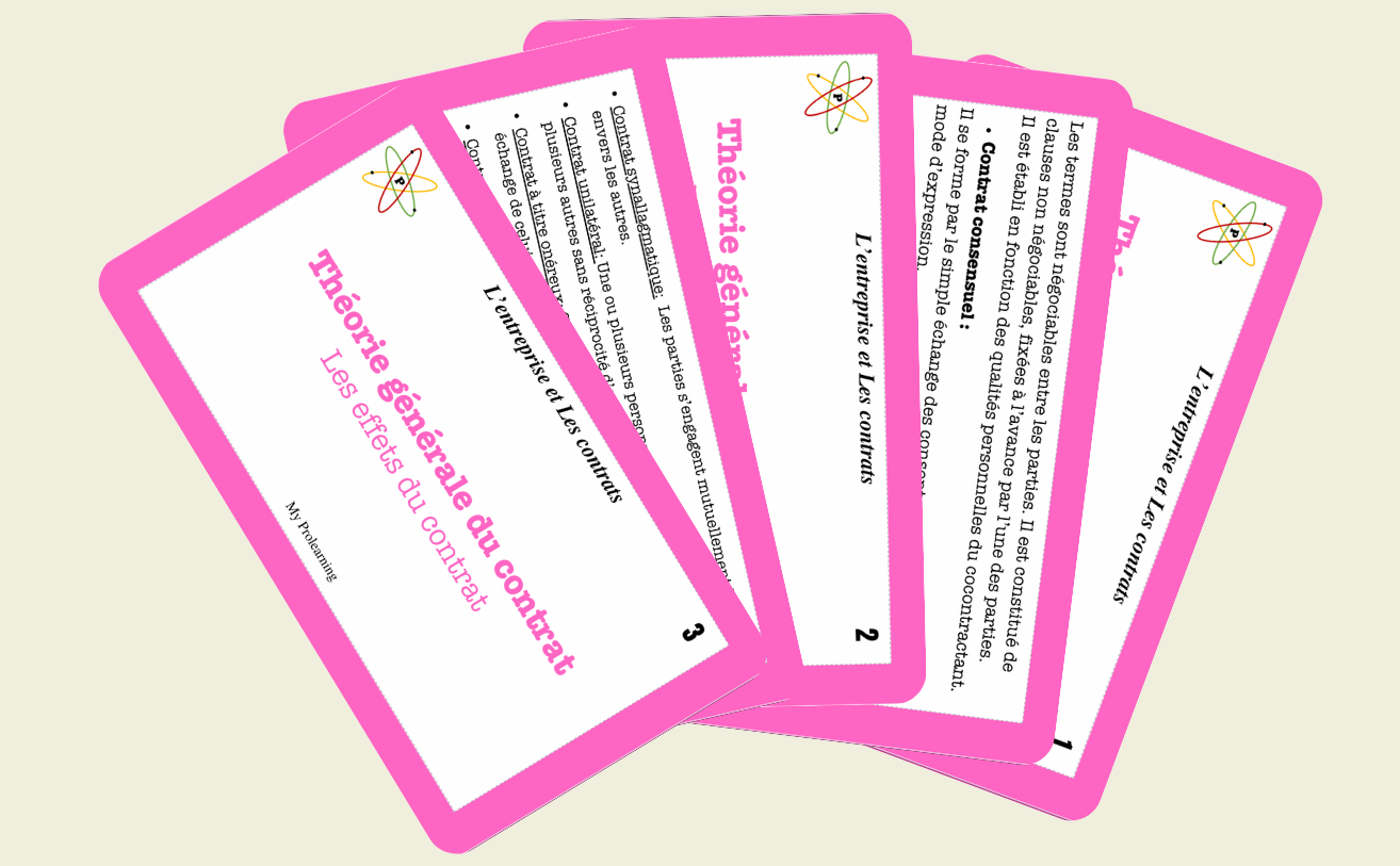 FICHES ENTREPRISES ET CONTRATS - My Prolearning
