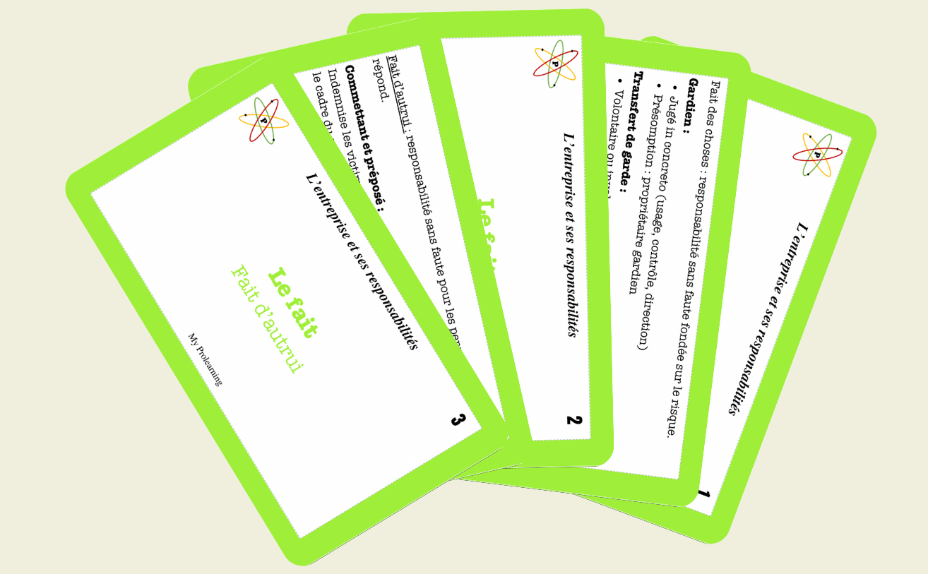 FICHES ENTREPRISES ET RESPONSABILITÉS - My Prolearning