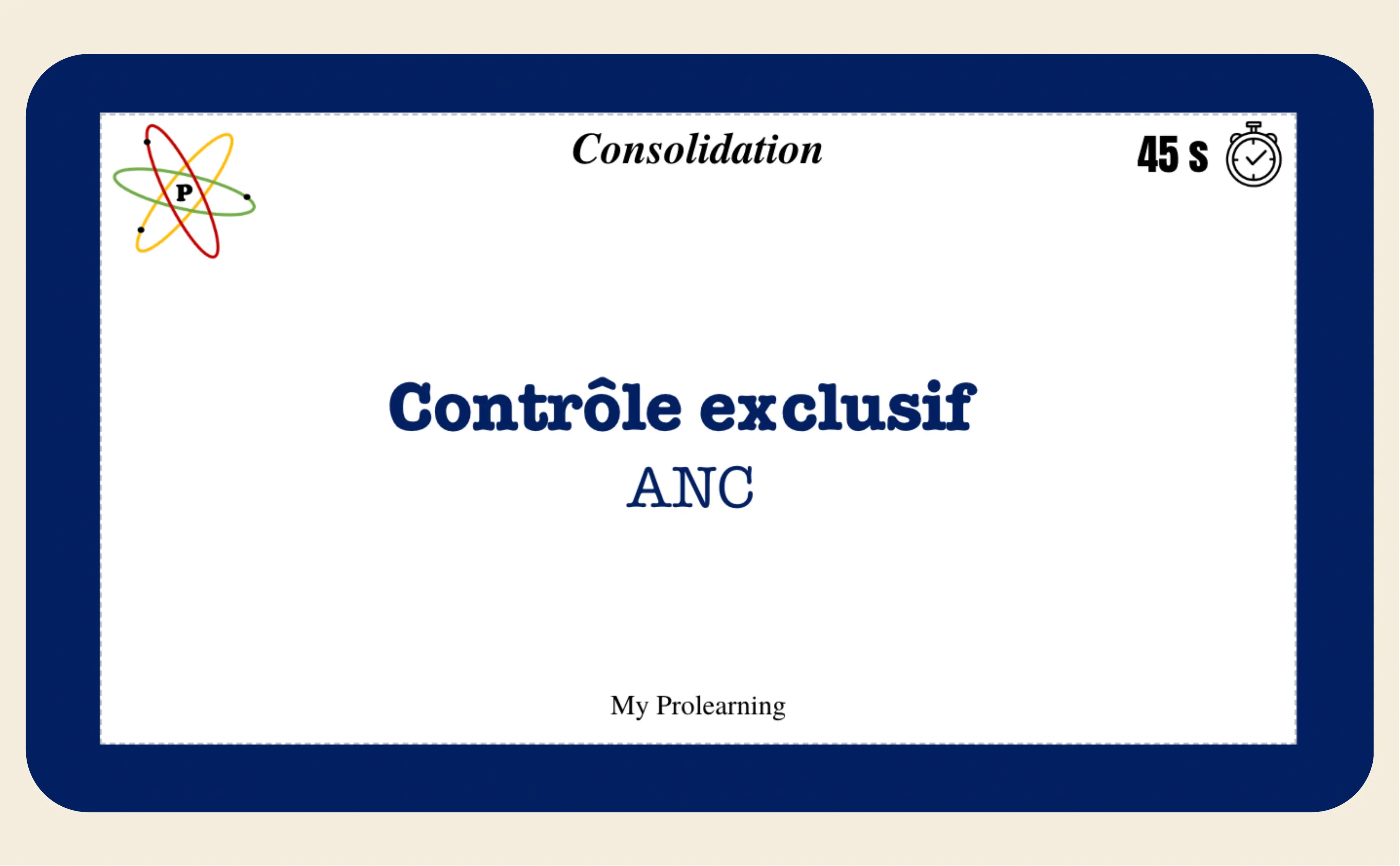 FICHES OPÉRATIONS DE CONSOLIDATION - My Prolearning 