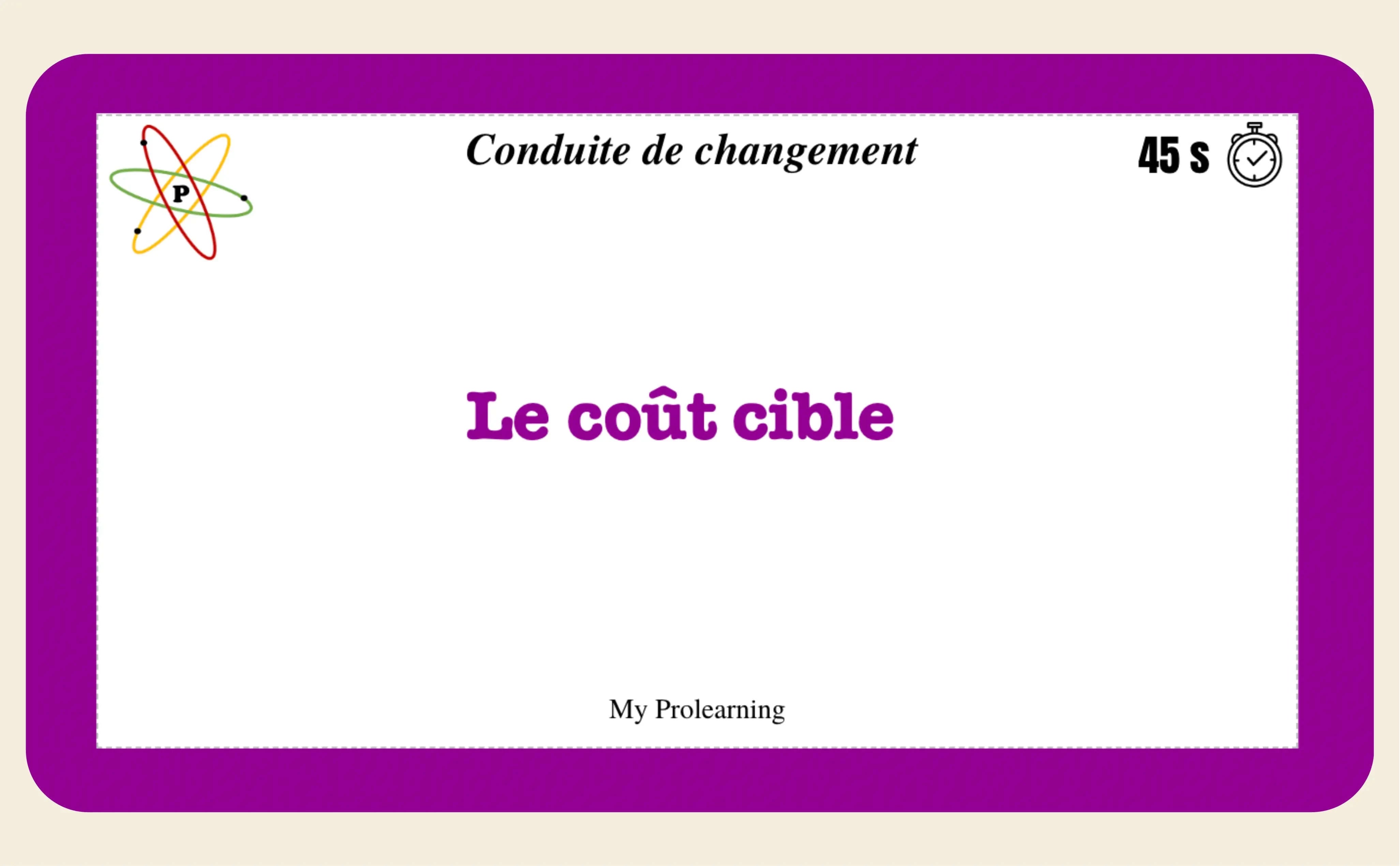 FICHES CONDUITE DE CHANGEMENT - My Prolearning 