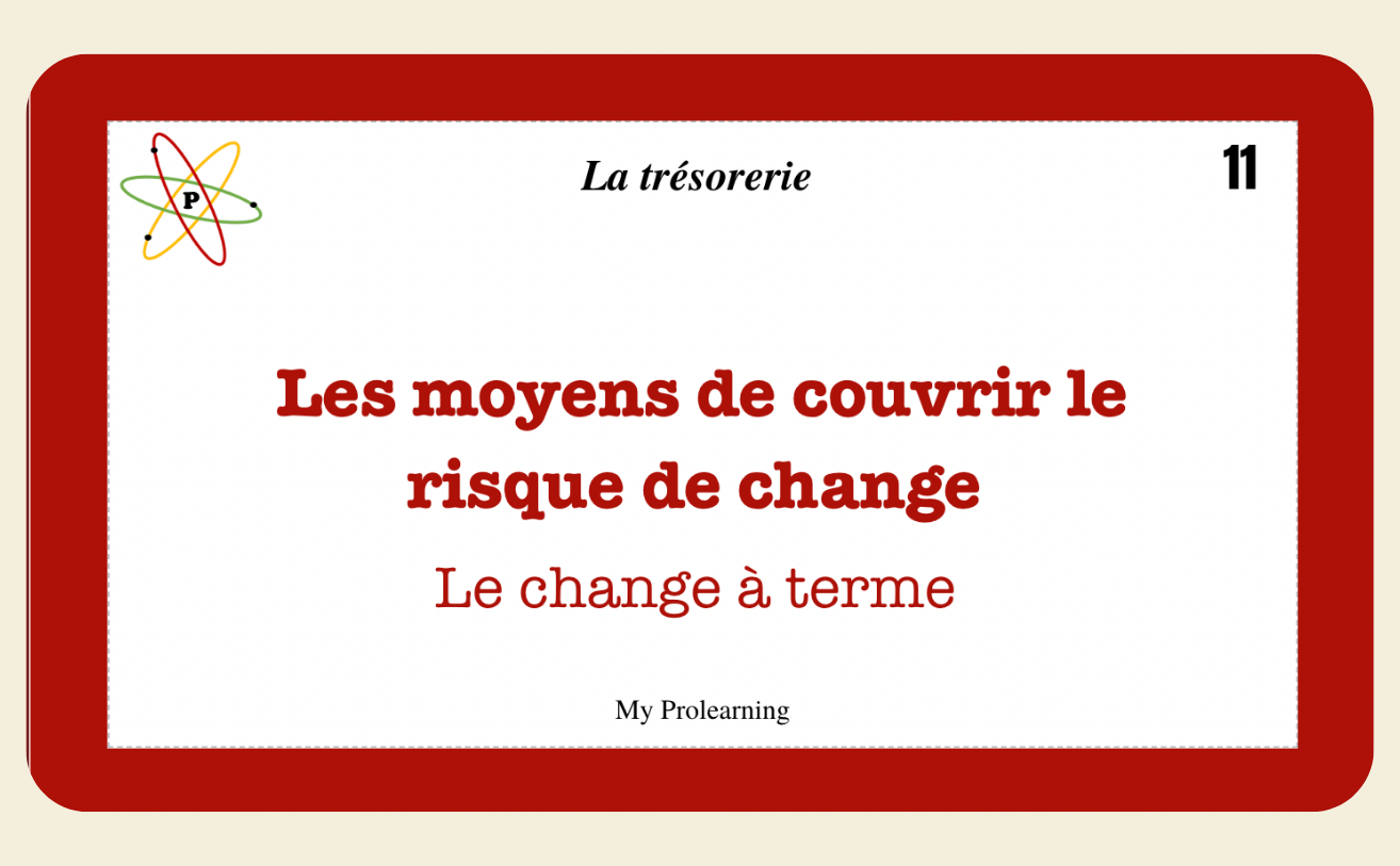 FICHES TRÉSORERIE - My Prolearning