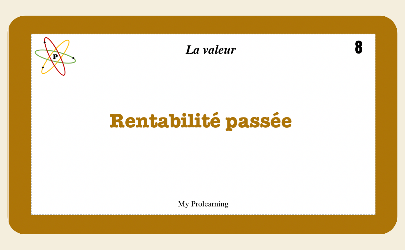 FICHES LA VALEUR - My Prolearning