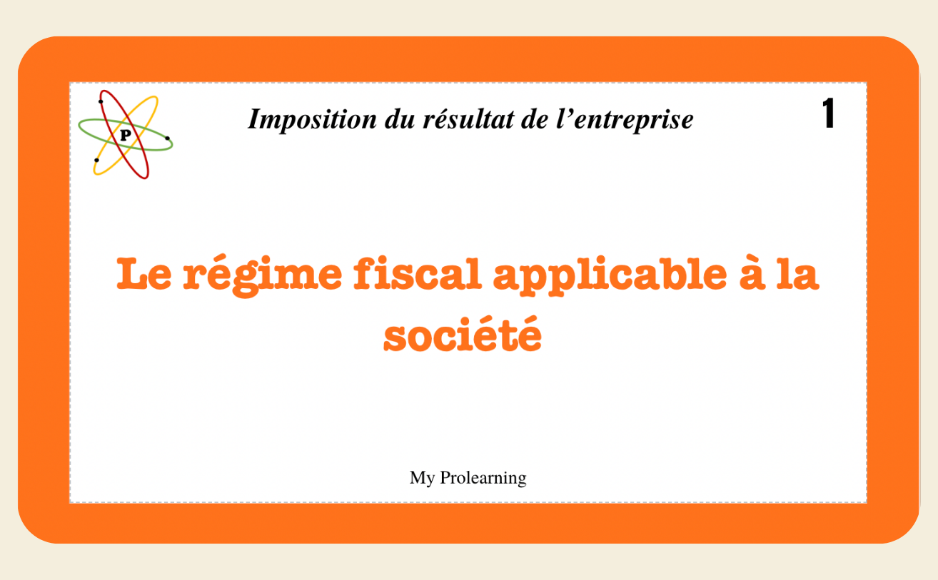 FICHES IMPOSITION DU RÉSULTAT - My Prolearning