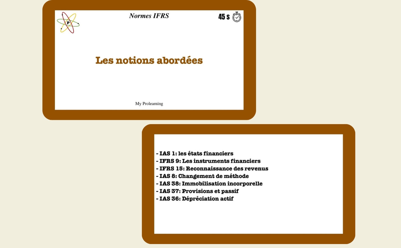 FICHES NORMES IFRS - My Prolearning 