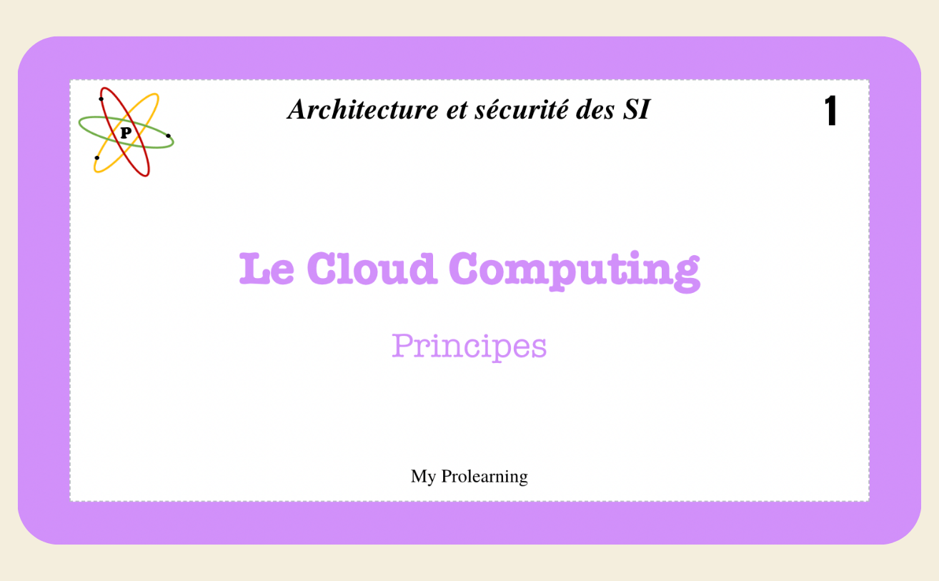 FICHES ARCHITECTURE DES SI - My Prolearning